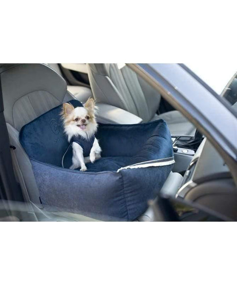 Allure Navy Blue Car Seat LUXURY by Oh Charlie - Navy Blue - Pets Own Us - Oh Charlie - United Kingdom