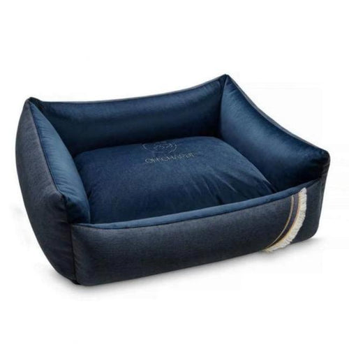 Allure Pet Bed LUXURY by Oh Charlie - Navy Blue - Pets Own Us - Oh Charlie - United Kingdom