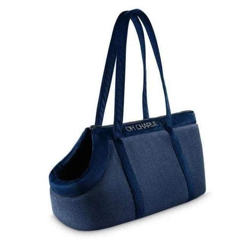 Allure Travel Bag LUXURY by Oh Charlie - Navy Blue - Pets Own Us - Oh Charlie - United Kingdom