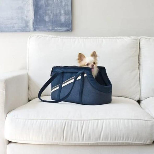 Allure Travel Bag LUXURY by Oh Charlie - Navy Blue - Pets Own Us - Oh Charlie - United Kingdom