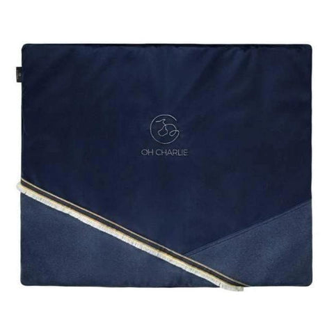 Allure Travel Mat LUXURY by Oh Charlie - Navy Blue - Pets Own Us - Oh Charlie - United Kingdom