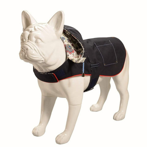 Baker & Bray | Hampstead Dog Hoodie | Navy/Liberty Mabelle - Pets Own Us - Baker & Bray - BB-11-04-03-S United Kingdom