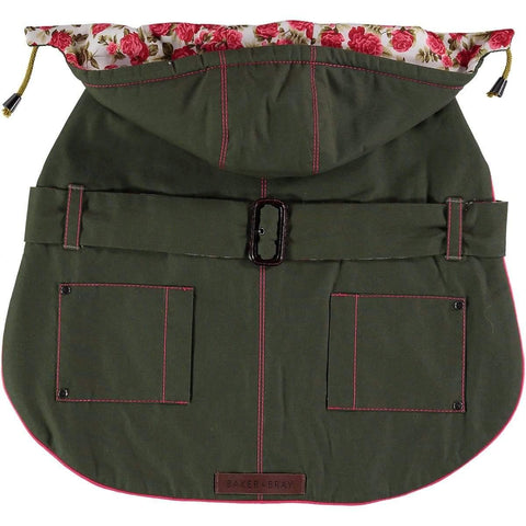 Baker & Bray | Hampstead Dog Hoodie | Olive/Summer Rose - Pets Own Us - Baker & Bray - BB-11-04-06-M United Kingdom