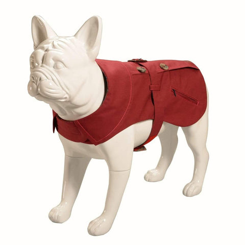 Baker & Bray | Kensington Dog Trench Coat | Burgundy/Liberty Karm - Pets Own Us - Baker & Bray - BB-11-02-04-M United Kingdom