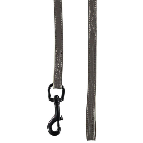 Baker & Bray | Paris Croc Dog Lead | Steeple Grey/Stone - Pets Own Us - Baker & Bray - BB-52-01-01 United Kingdom