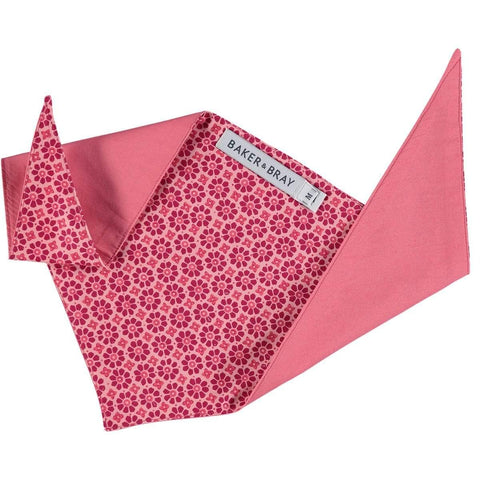 Baker & Bray | Seth Rankin Dog Bandana | Pink - Pets Own Us - Baker & Bray - BB-21-01-21-M United Kingdom