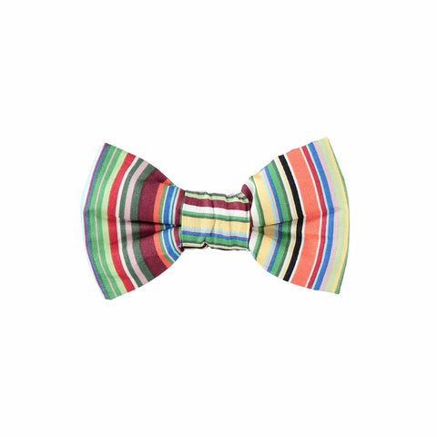 Baker & Bray | Striped Dog Dog Bow Tie | Green - Pets Own Us - Baker & Bray - BB-31-10-02-M United Kingdom