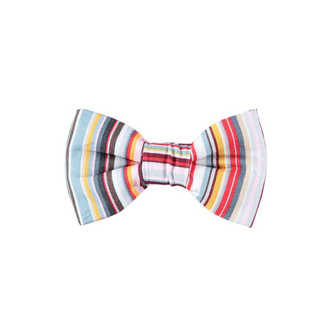 Baker & Bray | Striped Dog Dog Bow Tie | Navy - Pets Own Us - Baker & Bray - BB-31-10-01-M United Kingdom