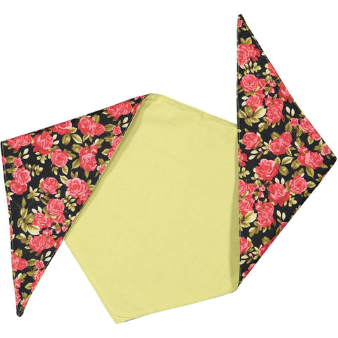 Baker & Bray | Summer Rose Dog Bandana | Black - Pets Own Us - Baker & Bray - BB-21-02-01-M United Kingdom