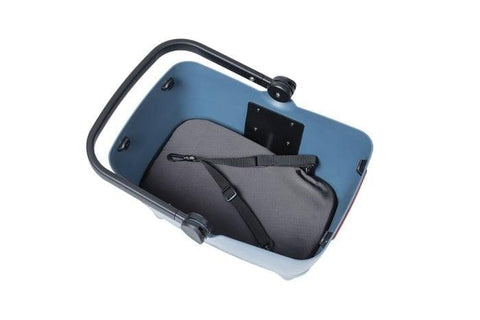 Basil® Buddy Front Bicycle Dog & Cat Basket Carrier | KlickFix Adapter System | Blue - Pets Own Us - Basil - BAS20020 United Kingdom