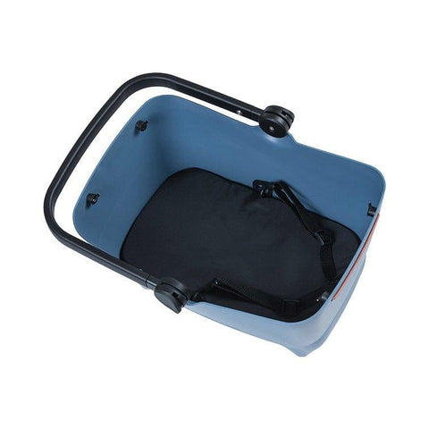 Basil® Buddy Front Bicycle Dog & Cat Basket Carrier | KlickFix Adapter System | Blue - Pets Own Us - Basil - BAS20020 United Kingdom