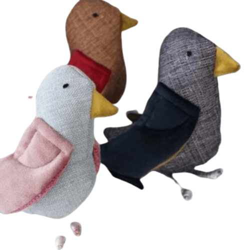 Birds Toy by Oh Charlie - Grey/Navyblue - Pets Own Us - Oh Charlie - United Kingdom