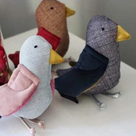 Birds Toy by Oh Charlie - Grey/Navyblue - Pets Own Us - Oh Charlie - United Kingdom