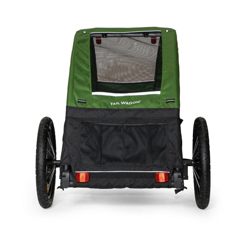 Burley Dog Bike Trailer | Tail Wagon | 2022 | Forest Green - Pets Own Us - Burley - BUR947105 United Kingdom