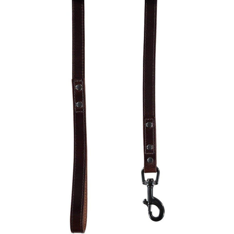 Camden Dog Lead by Baker & Bray - Chocolate - Pets Own Us - Baker & Bray - BB-52-01-11 United Kingdom