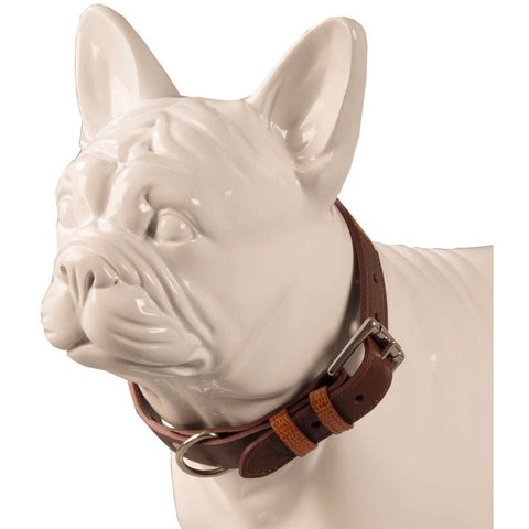 Chelsea Dog Collar by Bake & Bray - Tan Chestnut - Pets Own Us - Baker & Bray - BB-41-01-06-XS United Kingdom