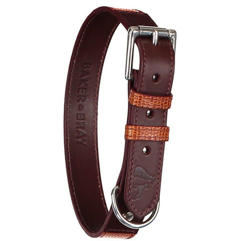 Chelsea Dog Collar by Bake & Bray - Tan Chestnut - Pets Own Us - Baker & Bray - BB-41-01-06-XS United Kingdom