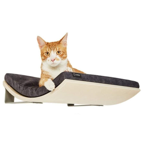 CHILL Cat Shelf & Perch By Cosy and Dozy - Maple (Cushions available in Multiple Colours) - Pets Own Us - Cosy and Dozy - United Kingdom