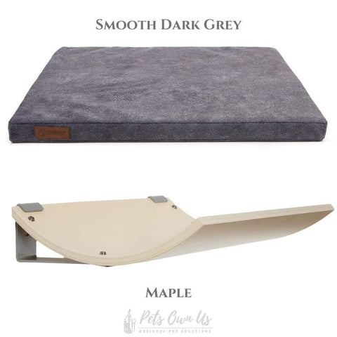 CHILL Cat Shelf & Perch By Cosy and Dozy - Maple (Cushions available in Multiple Colours) - Pets Own Us - Cosy and Dozy - United Kingdom