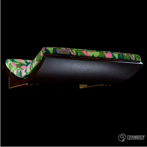 CHILL Cat Shelf & Perch By Cosy and Dozy - Pink CAMO & Wenge - Pets Own Us - Cosy and Dozy - United Kingdom
