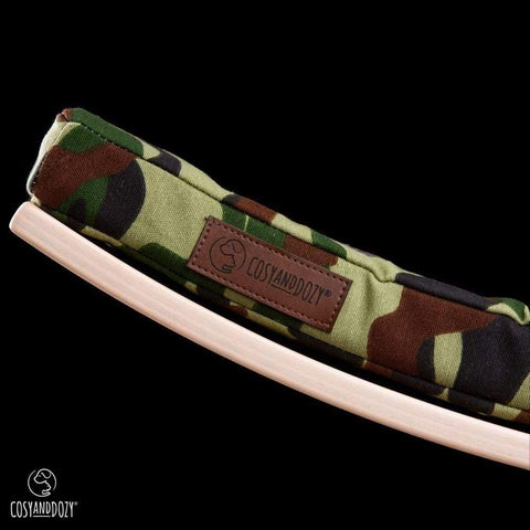 CHILL DELUXE Cat Shelf & Perch By Cosy and Dozy - Green CAMO & Maple - Pets Own Us - Cosy and Dozy - United Kingdom