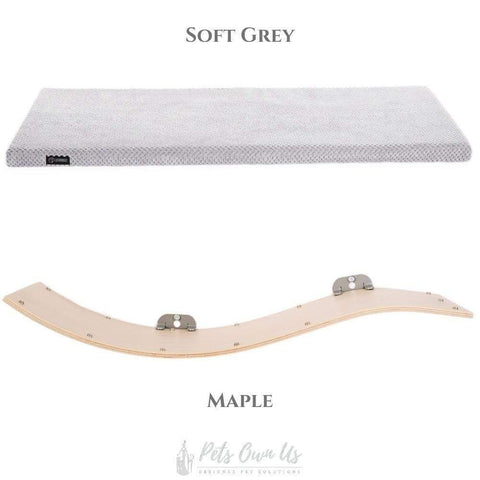 CHILL DELUXE Cat Shelf & Perch By Cosy and Dozy - Maple (Cushions available in Multiple Colours) - Pets Own Us - Cosy and Dozy - United Kingdom