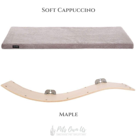 CHILL DELUXE Cat Shelf & Perch By Cosy and Dozy - Maple (Cushions available in Multiple Colours) - Pets Own Us - Cosy and Dozy - United Kingdom