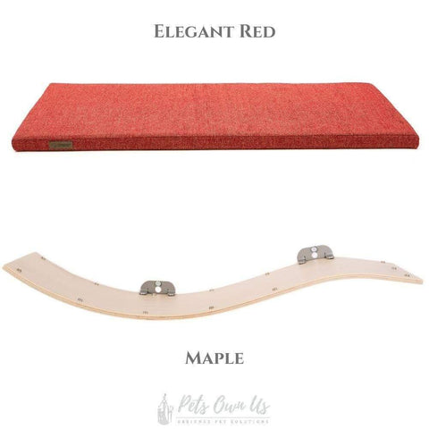 CHILL DELUXE Cat Shelf & Perch By Cosy and Dozy - Maple (Cushions available in Multiple Colours) - Pets Own Us - Cosy and Dozy - United Kingdom