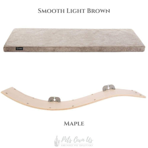 CHILL DELUXE Cat Shelf & Perch By Cosy and Dozy - Maple (Cushions available in Multiple Colours) - Pets Own Us - Cosy and Dozy - United Kingdom