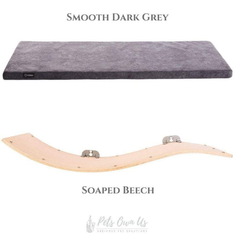 CHILL DELUXE Cat Shelf & Perch By Cosy and Dozy - Soaped Beech (Cushions available in Multiple Colours) - Pets Own Us - Cosy and Dozy - United Kingdom
