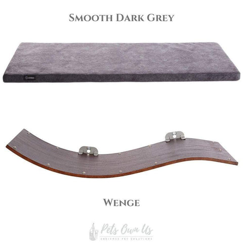 CHILL DELUXE Cat Shelf & Perch By Cosy and Dozy - Wenge (Cushions available in Multiple Colours) - Pets Own Us - Cosy and Dozy - United Kingdom