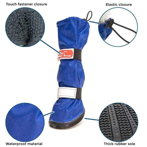 Dog Wellies Walkin’ All-Weather Boots - Set - Pets Own Us - Wheels4Dogs - United Kingdom