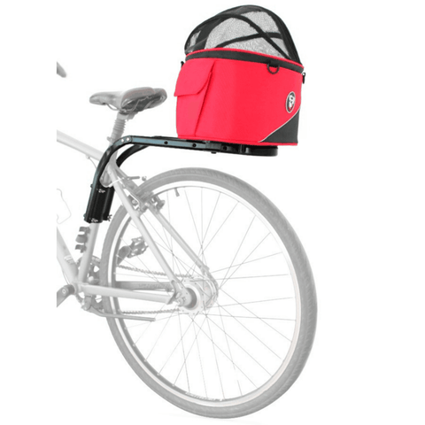DoggyRide Cocoon Bike Carrying Basket | Red | Dutch Dog Design® - Pets Own Us - Dutch Dog - DRCCPCXL-RD United Kingdom
