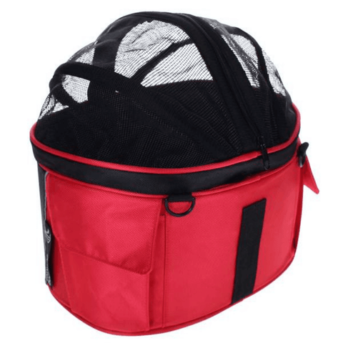 DoggyRide Cocoon Bike Carrying Basket | Red | Dutch Dog Design® - Pets Own Us - Dutch Dog - DRCCPCXL-RD United Kingdom