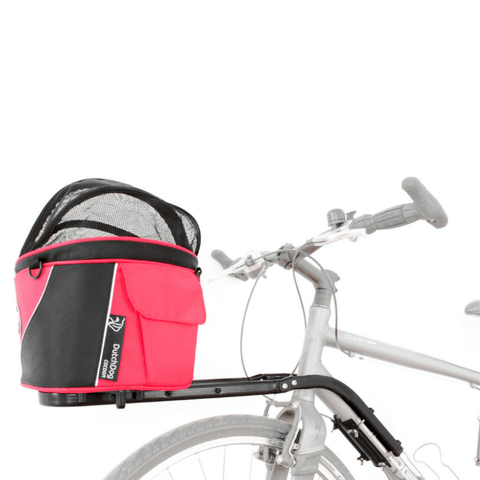 DoggyRide Cocoon Bike Carrying Basket | Red | Dutch Dog Design® - Pets Own Us - Dutch Dog - DRCCPCXL-RD United Kingdom