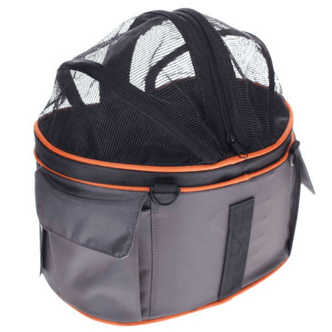 DoggyRide Cocoon Pet Bike Carrying Basket | Anthracite | Dutch Dog Design® - Pets Own Us - Dutch Dog - DRCCPCXL-AN United Kingdom