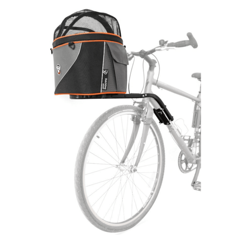 DoggyRide Cocoon Pet Bike Carrying Basket | Anthracite | Dutch Dog Design® - Pets Own Us - Dutch Dog - DRCCPCXL-AN United Kingdom