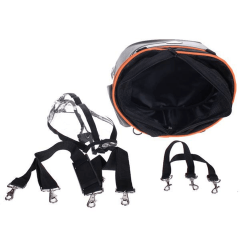DoggyRide Cocoon Pet Bike Carrying Basket | Anthracite | Dutch Dog Design® - Pets Own Us - Dutch Dog - DRCCPCXL-AN United Kingdom