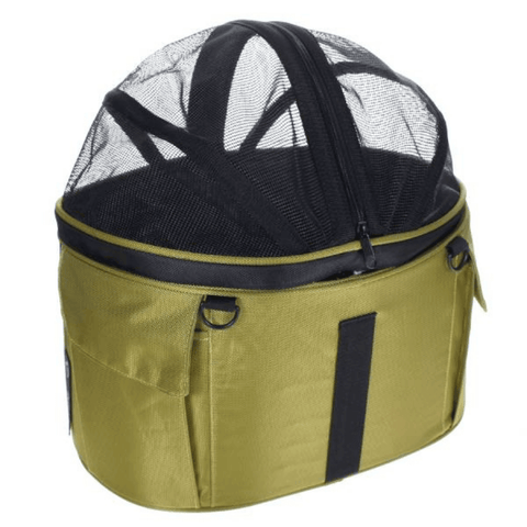 DoggyRide Cocoon Pet Bike Carrying Basket | Green | Dutch Dog Design® - Pets Own Us - Dutch Dog - DRCCPCXL-GR United Kingdom