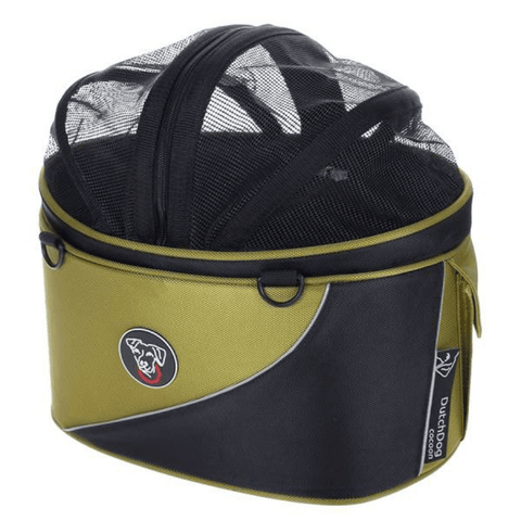 DoggyRide Cocoon Pet Bike Carrying Basket | Green | Dutch Dog Design® - Pets Own Us - Dutch Dog - DRCCPCXL-GR United Kingdom
