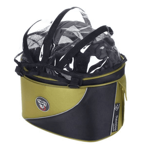 DoggyRide Cocoon Pet Bike Carrying Basket | Green | Dutch Dog Design® - Pets Own Us - Dutch Dog - DRCCPCXL-GR United Kingdom