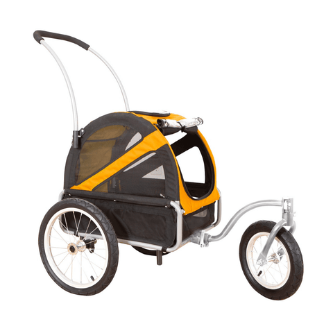 DoggyRide Mini Dog Jogger-Pram | Orange | Dutch Dog Design® - Pets Own Us - Dutch Dog - DRMNJS20-OR United Kingdom