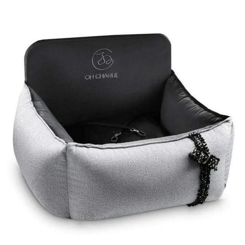 Elite Car Seat LUXURY by Oh Charlie - Cafe Au Lait & Back - Pets Own Us - Oh Charlie - United Kingdom