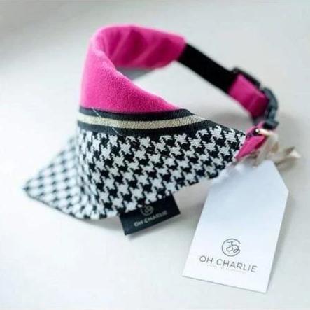 Fashion Bandana by Oh Charlie - Pink /Black - Pets Own Us - Oh Charlie - United Kingdom