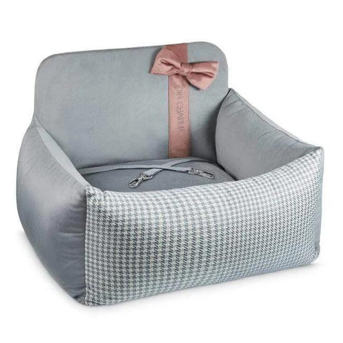 Finessa Car Seat by Oh Charlie - Pink & Grey - Pets Own Us - Oh Charlie - United Kingdom