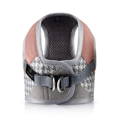 Finessa Harnesses by Oh Charlie - Powder Pink & Grey - Pets Own Us - Oh Charlie - United Kingdom