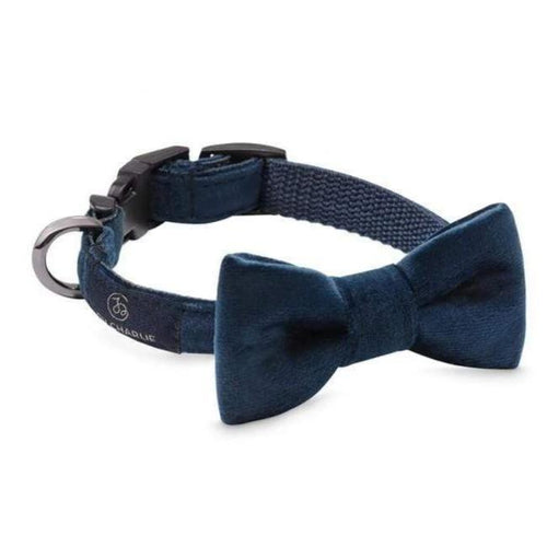 Glam Bowtie by Oh Charlie - Navy Blue - Pets Own Us - Oh Charlie - United Kingdom