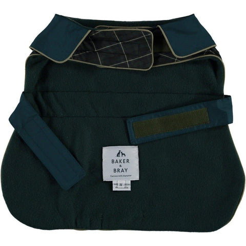 Hampton Raincoat by Baker & Bray - Dark Green/Bottle - Pets Own Us - Baker & Bray - BB-11-05-04-XS United Kingdom