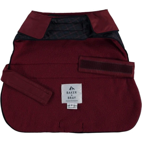 Hampton Raincoat by Baker & Bray - Navy/Burgundy - Pets Own Us - Baker & Bray - BB-11-05-05-XS United Kingdom