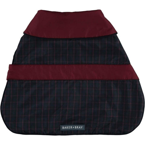 Hampton Raincoat by Baker & Bray - Navy/Burgundy - Pets Own Us - Baker & Bray - BB-11-05-05-XS United Kingdom